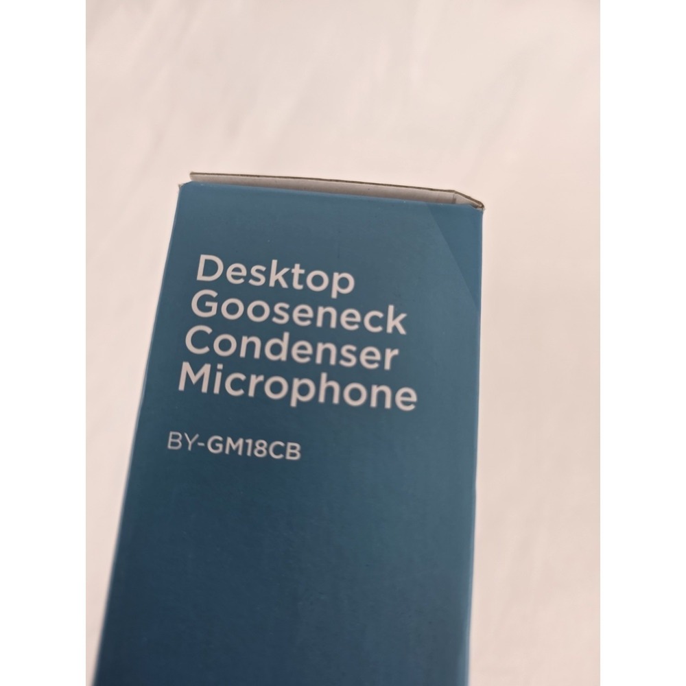 BOYA Desktop Gooseneck Condenser Microphone 18" Podium BY-GM18CB LED Brand New! - Picture 4 of 6